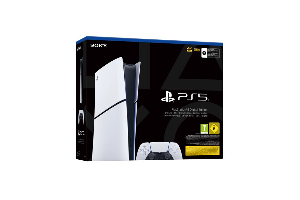 Sony PlayStation 5 Slim Digital 1,02 TB Wi-Fi Nero, Bianco