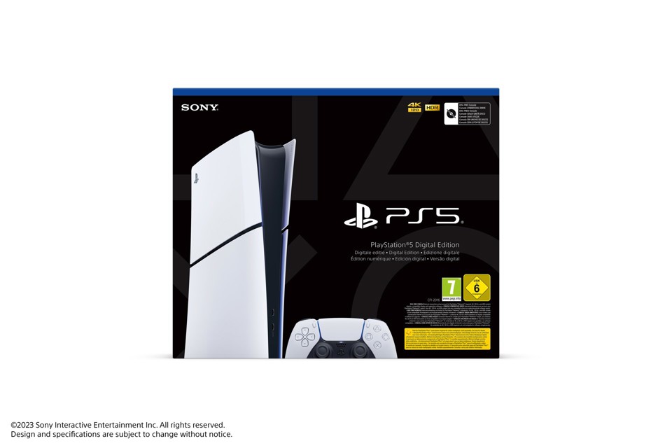 Sony PlayStation 5 Slim Digital 1,02 TB Wi-Fi Nero, Bianco