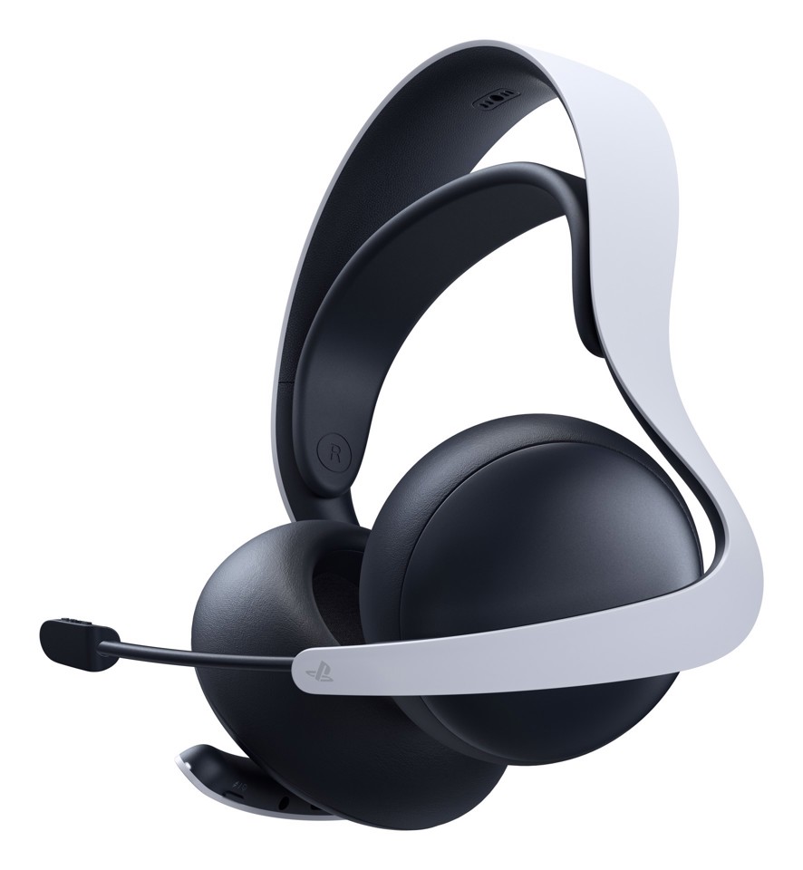 Sony PULSE Elite Auricolare Con cavo e senza cavo A Padiglione Gaming Bluetooth Base di ricarica Nero, Bianco