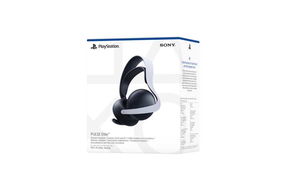 Sony PULSE Elite Auricolare Wireless A Padiglione Giocare Bluetooth Nero, Bianco