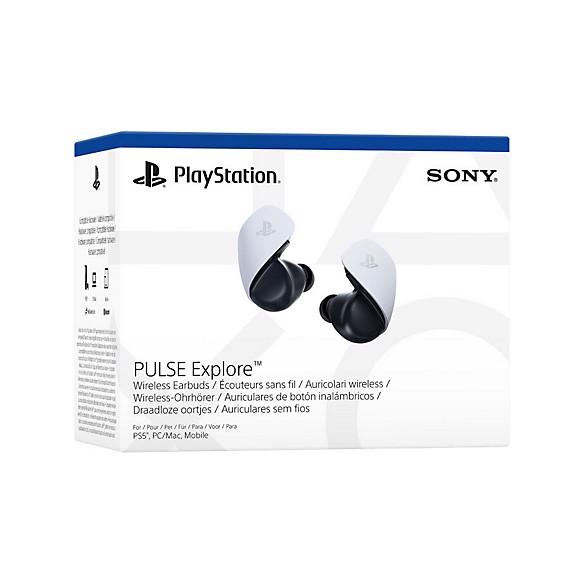 Sony PULSE Explore Auricolare Wireless In-ear Giocare Bluetooth Nero, Bianco
