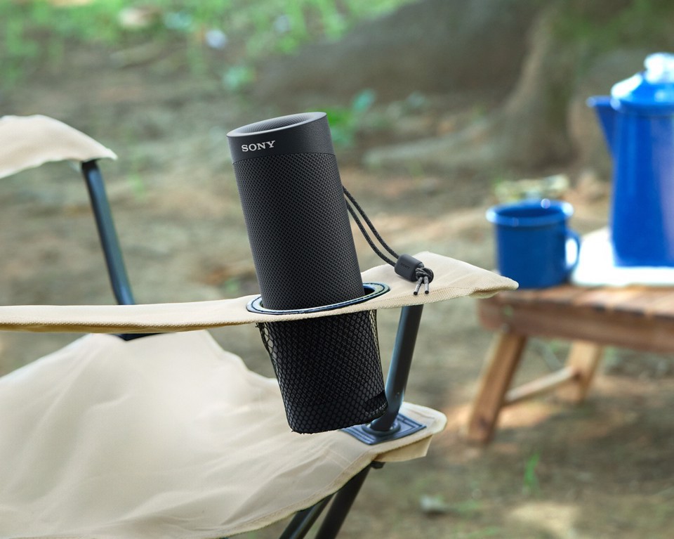 Sony SRS XB23 - Speaker bluetooth waterproof, cassa portatile con autonomia fino a 12 ore (Nero)