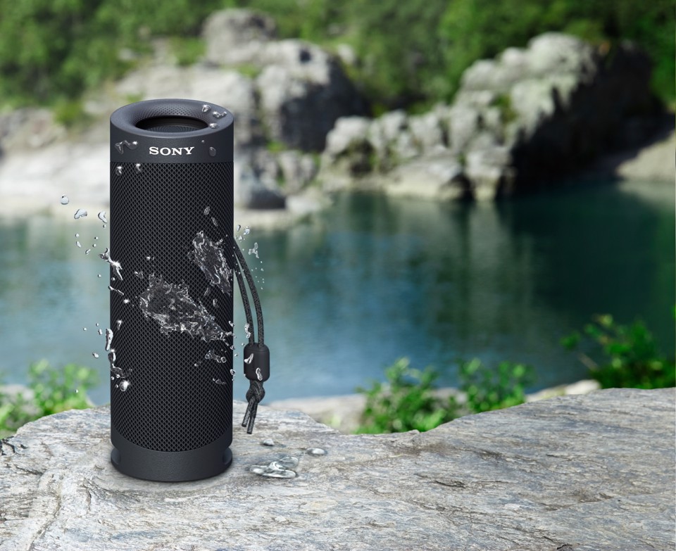 Sony SRS XB23 - Speaker bluetooth waterproof, cassa portatile con autonomia fino a 12 ore (Nero)