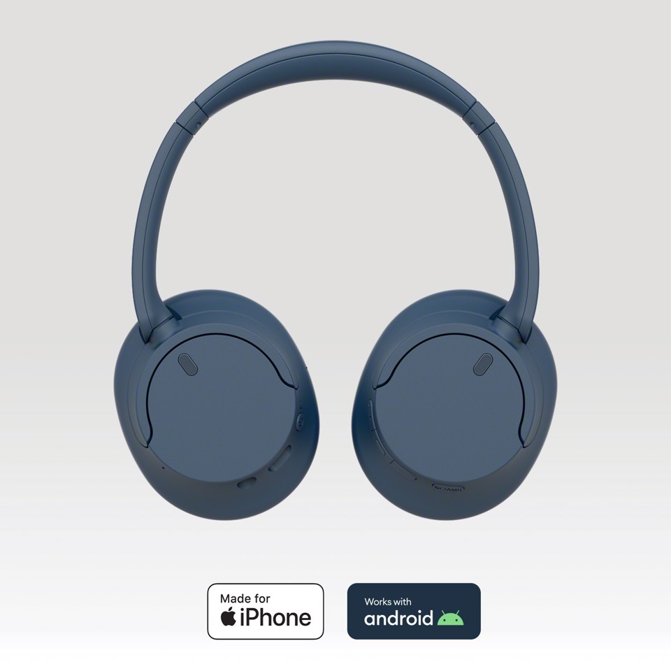 Sony WH-CH720N Auricolare Con cavo e senza cavo A Padiglione Musica e Chiamate USB tipo-C Bluetooth Blu