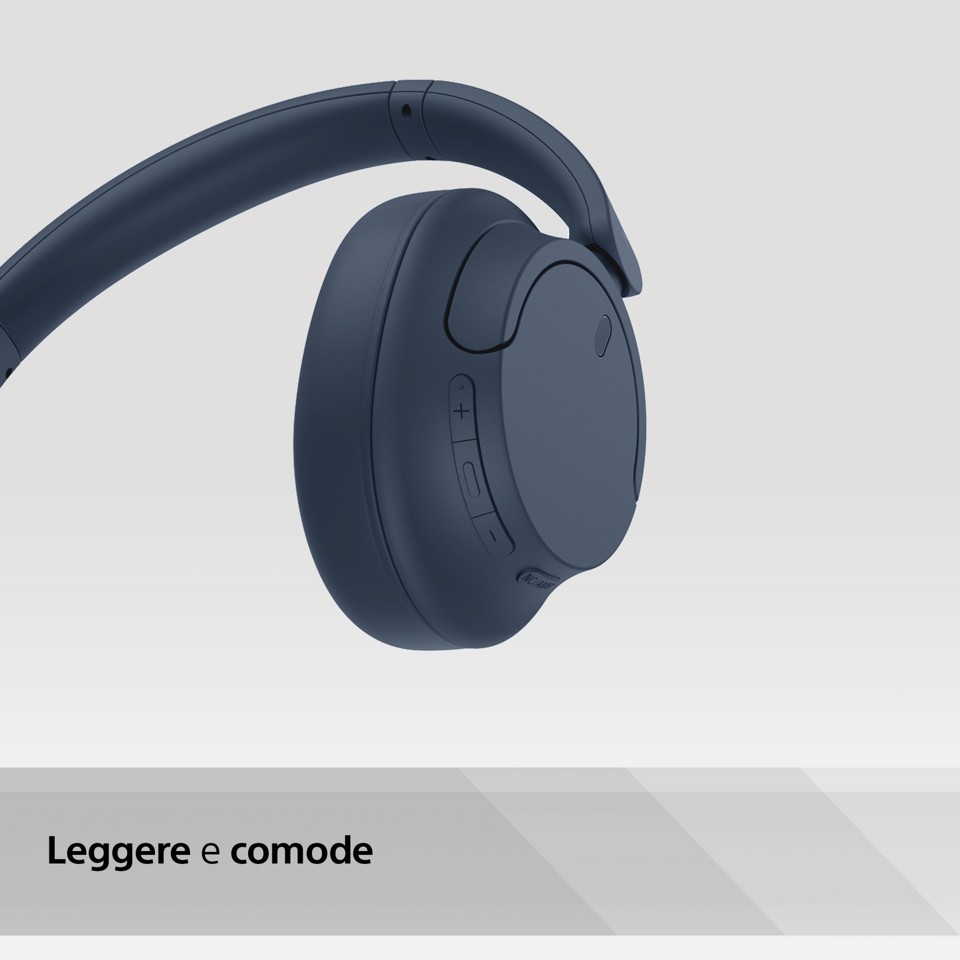 Sony WH-CH720N Auricolare Con cavo e senza cavo A Padiglione Musica e Chiamate USB tipo-C Bluetooth Blu