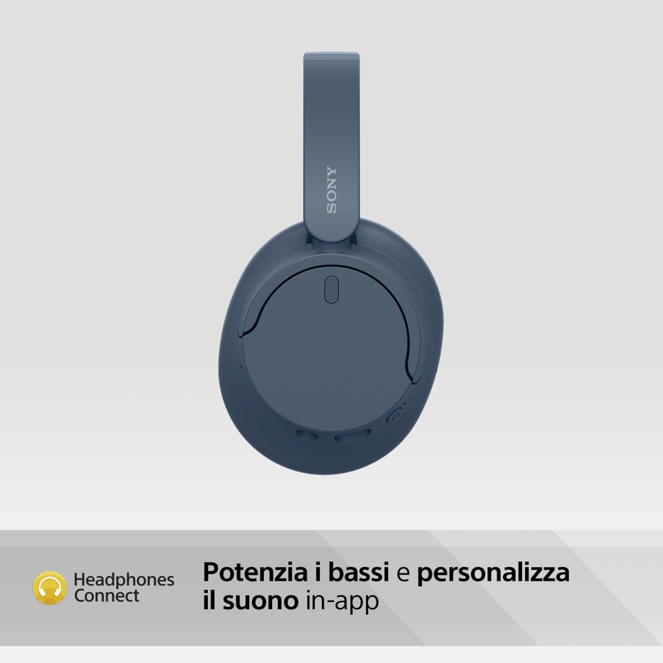 Sony WH-CH720N Auricolare Con cavo e senza cavo A Padiglione Musica e Chiamate USB tipo-C Bluetooth Blu