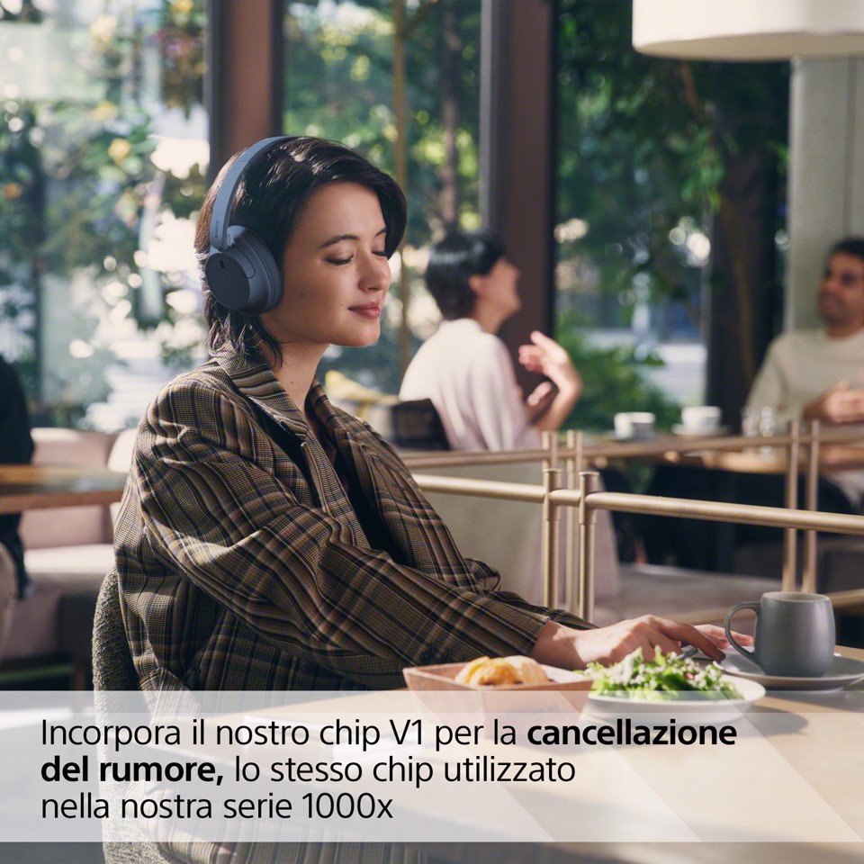 Sony WH-CH720N Auricolare Con cavo e senza cavo A Padiglione Musica e Chiamate USB tipo-C Bluetooth Blu