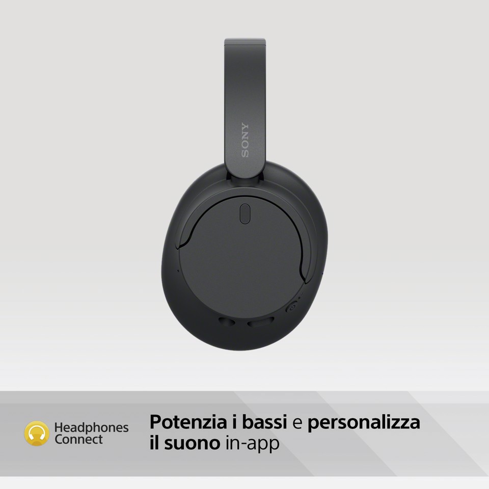 Sony WH-CH720N Cuffie Bluetooth wireless con cancellazione del rumore - Durata della batteria fino a 35 ore e ricarica rapida - Nero