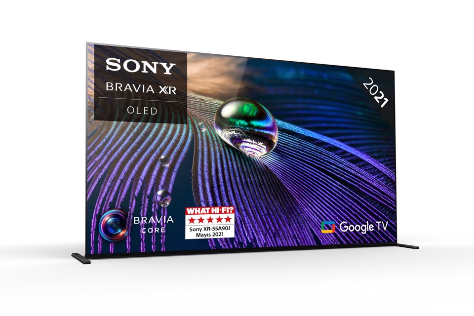 Sony XR-55A90J - Smart TV OLED 55 pollici, 4K ultra HD, HDR, con Google TV, Perfect for PlayStation™ 5 (Nero, Modello 2021)