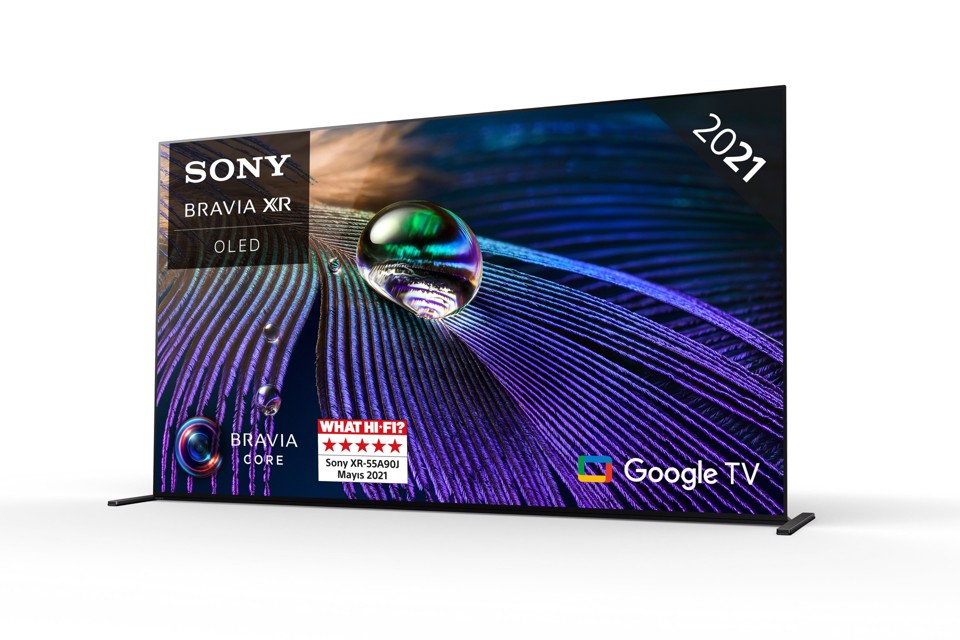 Sony XR-55A90J - Smart TV OLED 55 pollici, 4K ultra HD, HDR, con Google TV, Perfect for PlayStation™ 5 (Nero, Modello 2021)