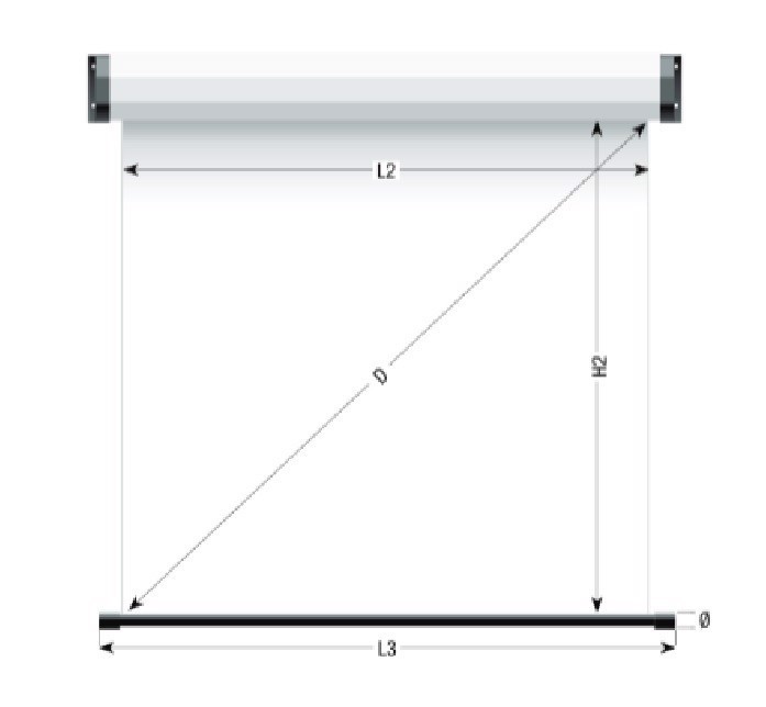 Sopar 5241 schermo per proiettore 2,62 m (103") 4:3