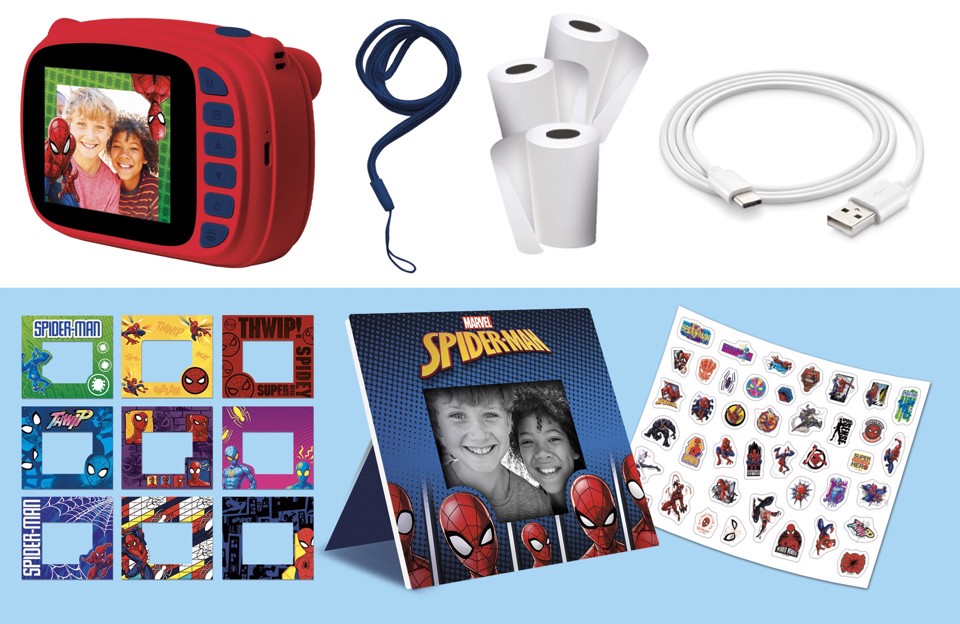 Spider-Man Print Cam fotocamera istantanea