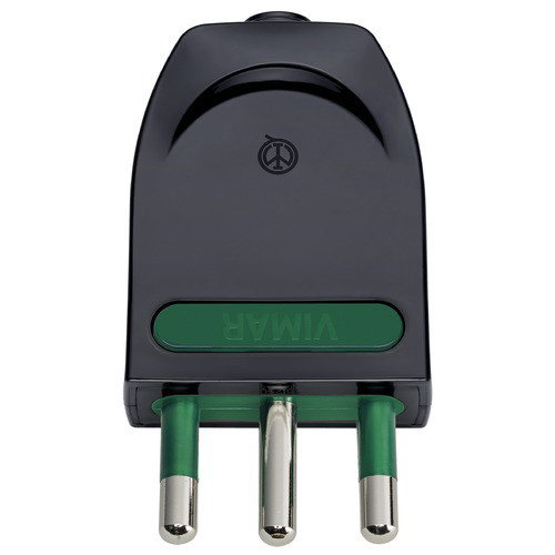 Spina 2P+T16A orientabile S17-SPB17 nero