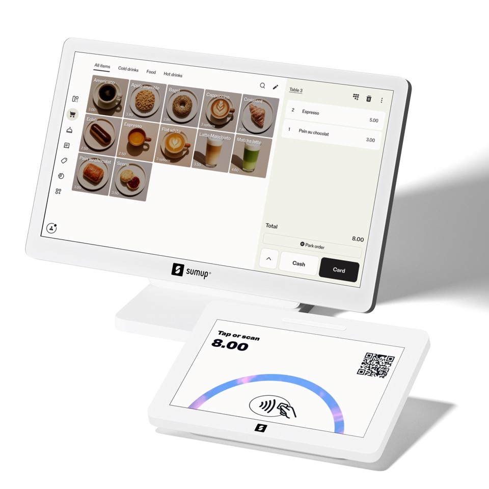 SumUp POS Lite 2.0 2 GHz Tutto in uno 33,8 cm (13.3") 1920 x 1080 Pixel Bianco