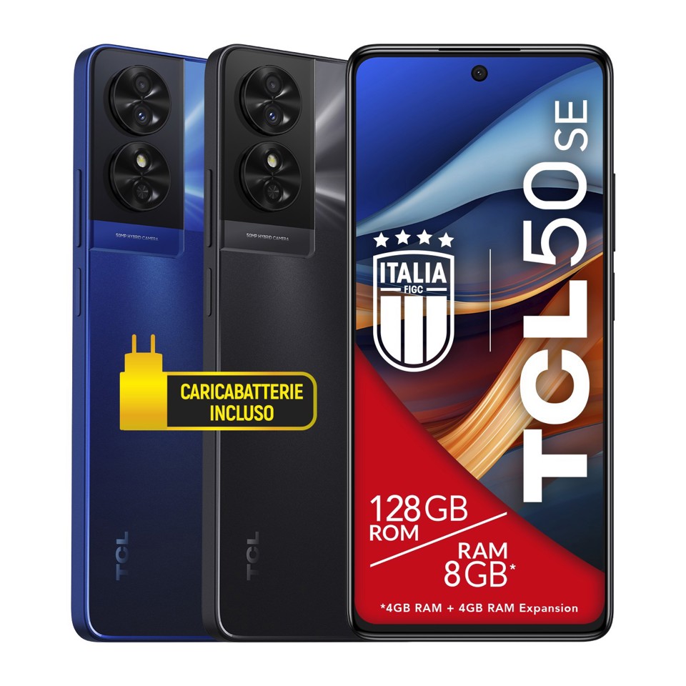 TCL 50 SE 17,2 cm (6.78") Doppia SIM Android 14 4G USB tipo-C 4 GB 128 GB 5010 mAh Grigio