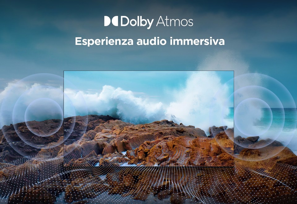 TCL C65 Series Serie C6 Smart TV QLED 4K 43" 43C655, Dolby Vision, Dolby Atmos, Google TV