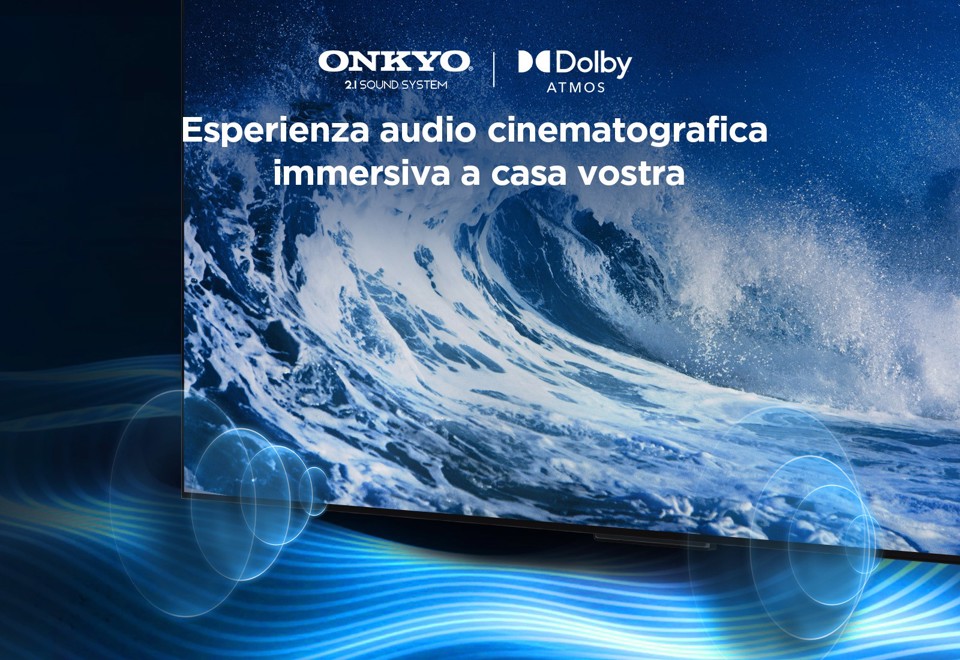 TCL C65 Series Serie C6 Smart TV QLED 4K 65" 65C655, audio Onkyo con subwoofer, Dolby Vision - Atmos, Google TV