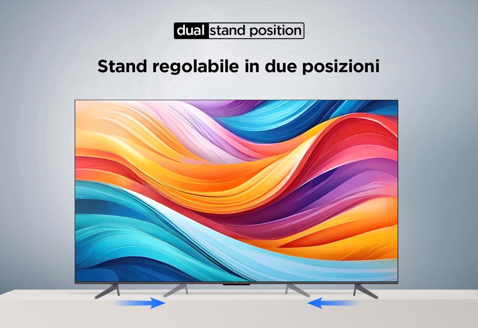 TCL C65 Series Serie C6 Smart TV QLED 4K 65" 65C655, audio Onkyo con subwoofer, Dolby Vision - Atmos, Google TV