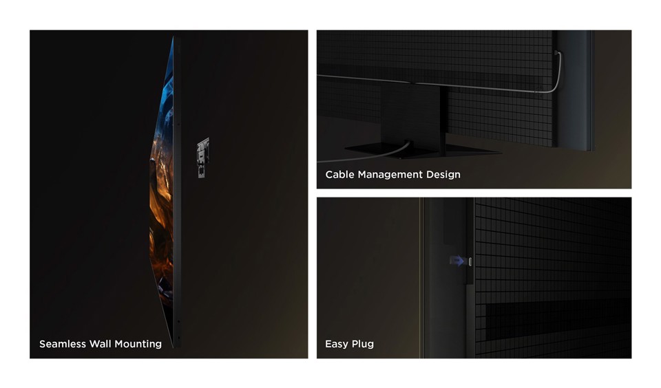 TCL C79K Serie Smart TV QD-MiniLED 4K 55" 55C79K, 144Hz, audio B&O, Dolby Vision IQ & Atmos, Google TV