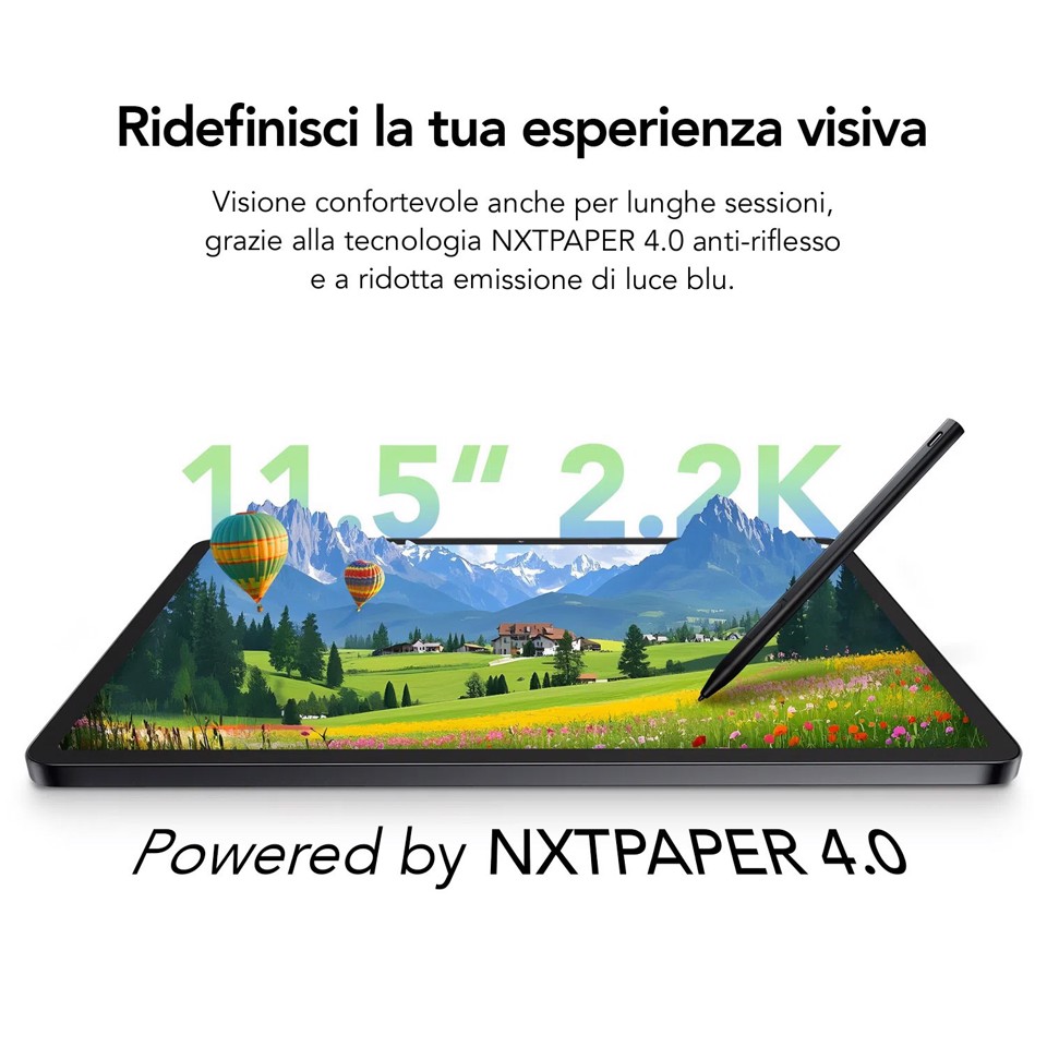 TCL NXTPAPER 11 Plus Mediatek 256 GB 29,2 cm (11.5") 8 GB Wi-Fi 5 (802.11ac) Android 15 Grigio