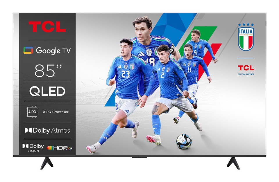 TCL P79K Serie Smart TV QLED 4K 85" 85P79K, audio Onkyo 2.1 con subwoofer, Google TV