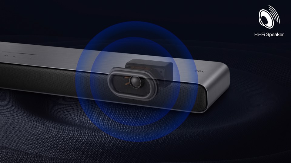 TCL S Soundbar S55H 2.1 canali, Dolby Atmos con Subwoofer integrato, supporto HDMI eARC, Bluetooth, 220W