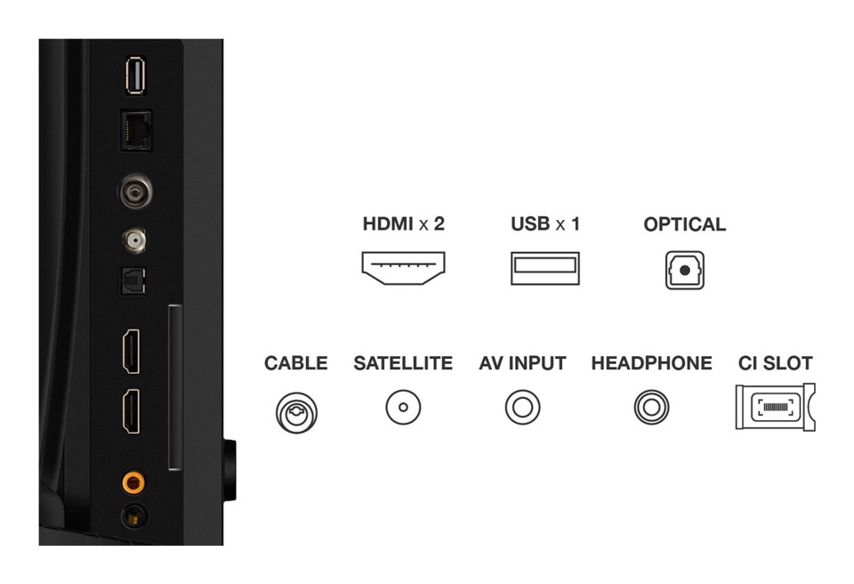 TCL S59K Serie Smart TV QLED FHD 32" 32S59K, Dolby Audio, HDR10, Android TV