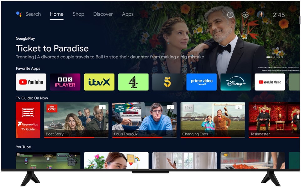 TCL S5L TV 50S5L - Full HD 50” , QLED, HDR, Direct LED, Android TV, Dolby Audio