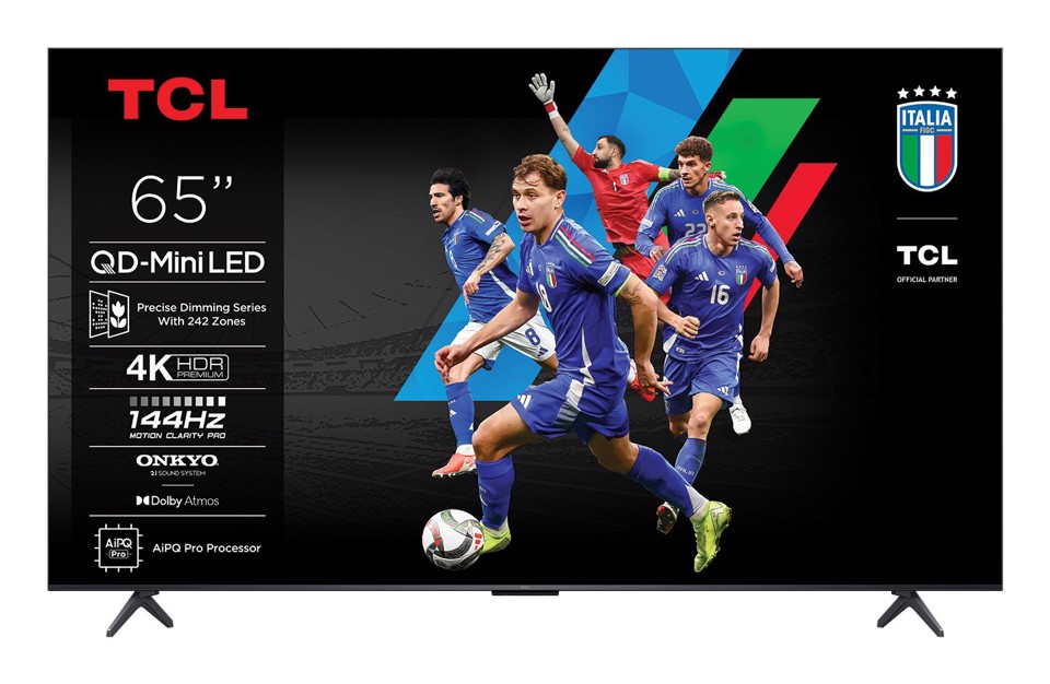 TCL Serie C69K Smart TV QD-MiniLED 4K 65" 65C69K, 144Hz, audio Onkyo 2.1, Dolby Vision IQ & Atmos, Google TV