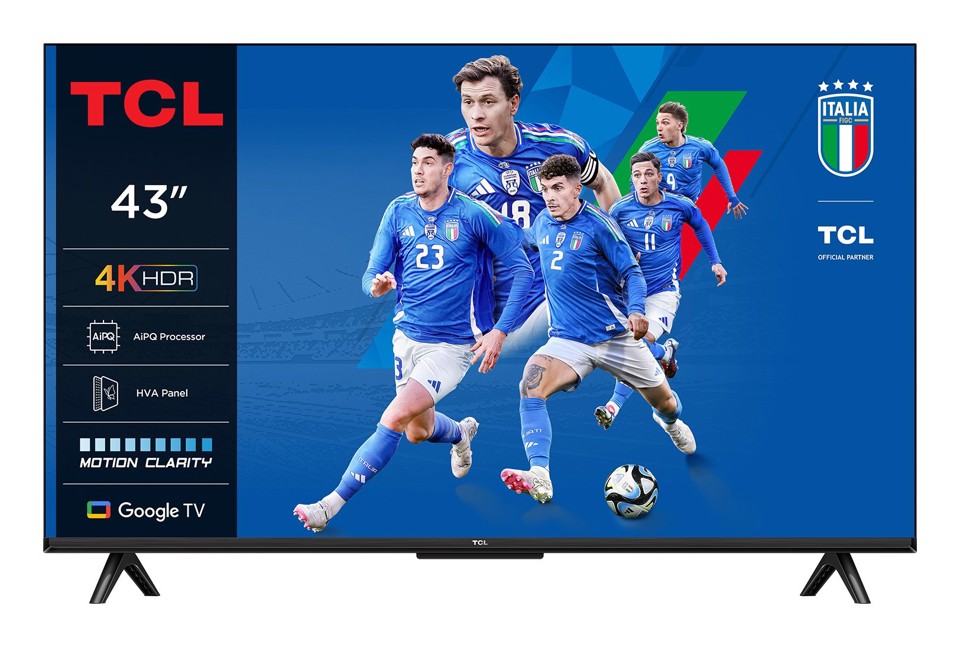 TCL Serie Smart TV 4K Ultra HD 43" 43P69K, Dolby Audio, HDR10+, Google TV