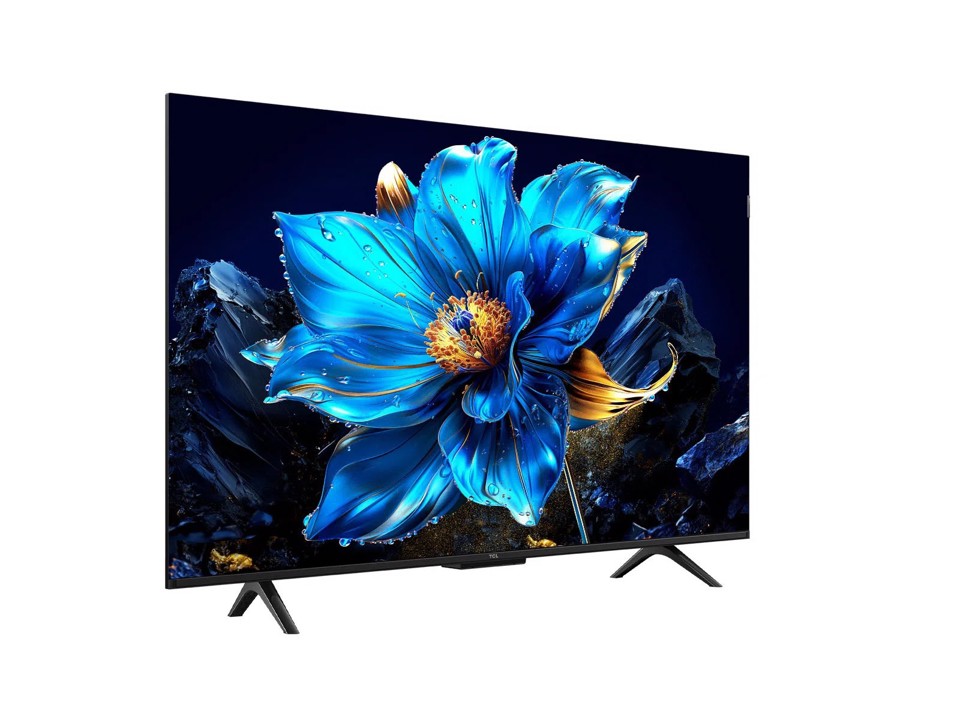 TCL T69C 43T69C 43" QLED, TV Direct LED, TV 4K HDR, Smart TV alimentata da Google TV (Dolby Vision & Atmos, Game Master, Motion Clarity, compatibile con Google Assistant e Alexa)