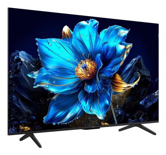TCL T69C 50T69C 50" QLED, TV Direct LED, TV 4K HDR, Smart TV alimentata da Google TV (Dolby Vision & Atmos, Game Master, Motion Clarity, compatibile con Google Assistant e Alexa)