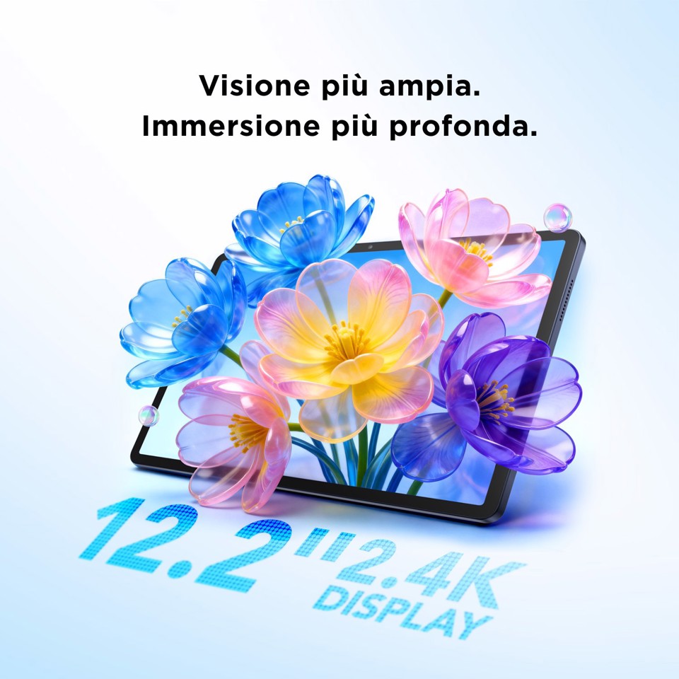 TCL TAB A1 Plus Snapdragon 125 GB 31 cm (12.2") 16 GB Wi-Fi 5 (802.11ac) Android 16 Blu