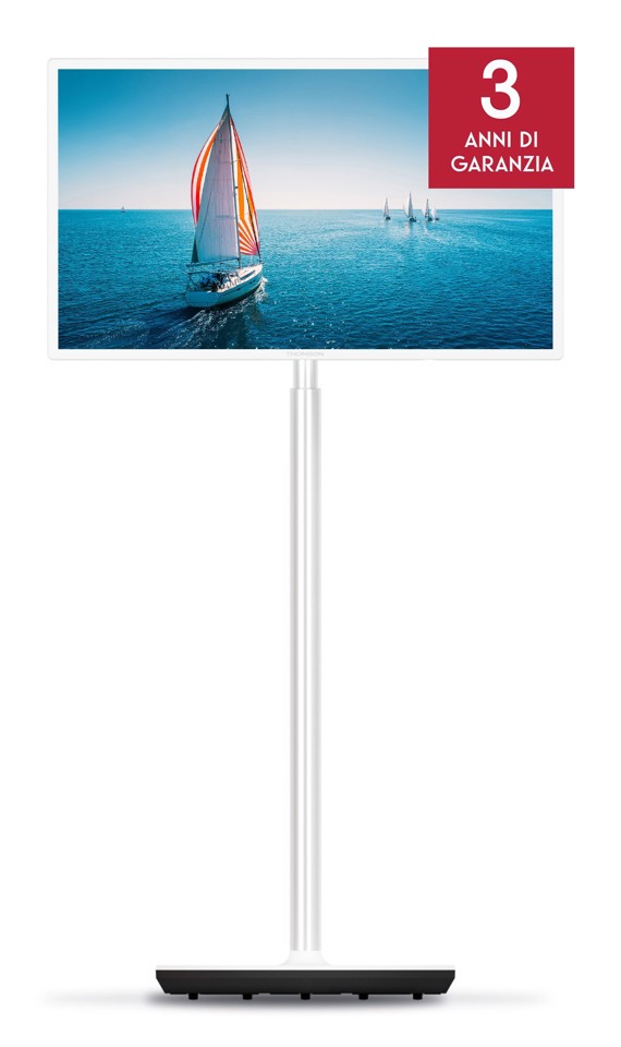 Thomson 32HA4M44 TV e monitor portatile TV portatile Bianco 81,3 cm (32") 1366 x 768 Pixel