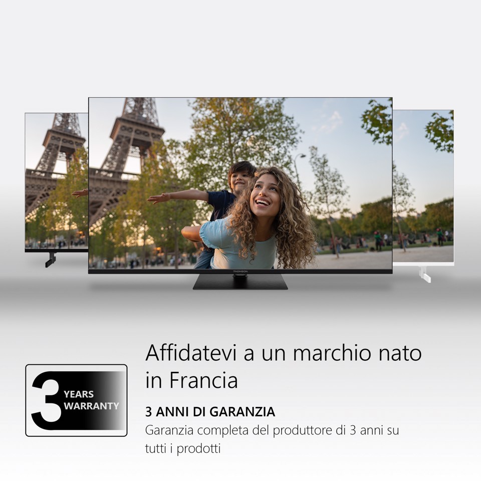 Thomson 43UG4S14W TV 109,2 cm (43") 4K Ultra HD Smart TV Wi-Fi Bianco