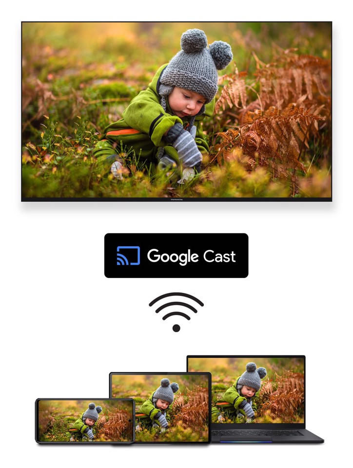 Thomson 43UG4S14W TV 109,2 cm (43") 4K Ultra HD Smart TV Wi-Fi Bianco