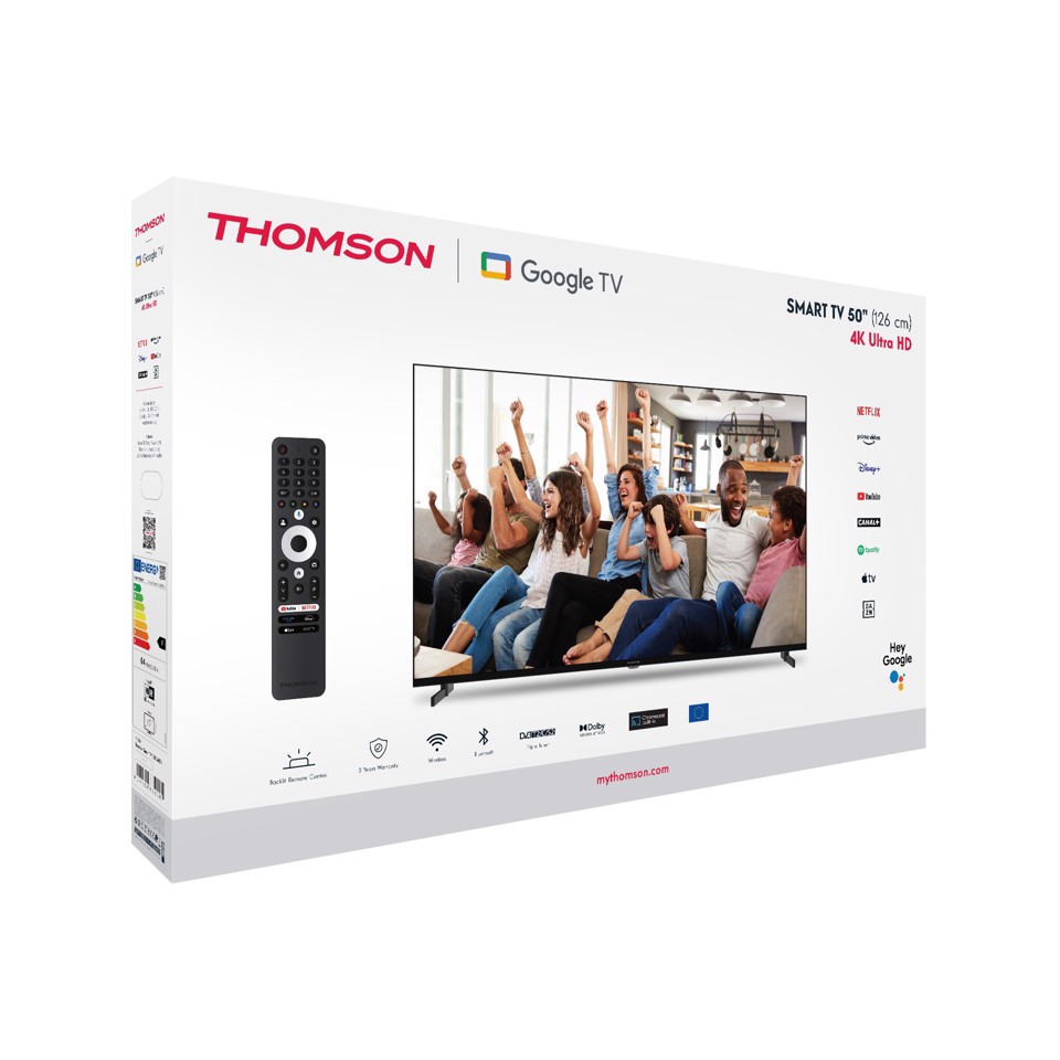 Thomson G63 Series 50UG4S14 TV 127 cm (50") 4K Ultra HD Smart TV Wi-Fi Nero