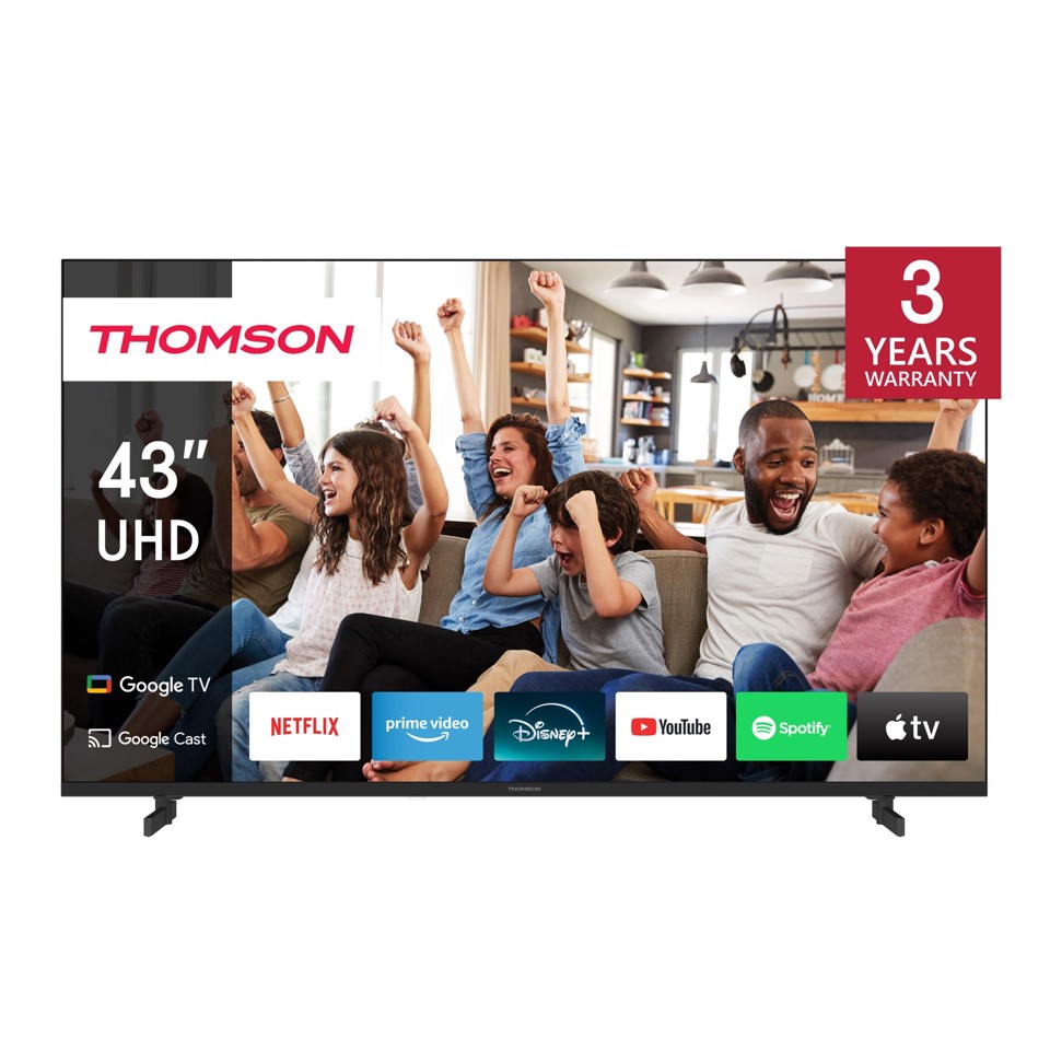 Thomson Q70 Series 43UG4S14 TV 109,2 cm (43") 4K Ultra HD Smart TV Wi-Fi Nero