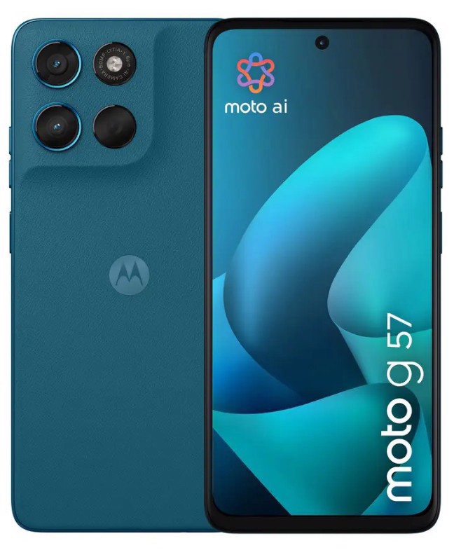 TIM moto g57 Camera 50MP Doppia SIM Android 16.0 5G USB tipo-C 8 GB 256 GB 5200 mAh Blu