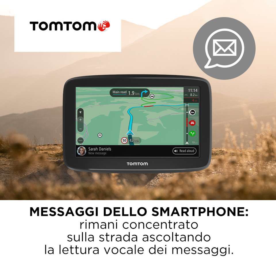 TomTom GO Classic navigatore Fisso 12,7 cm (5") Touch screen 201 g Nero