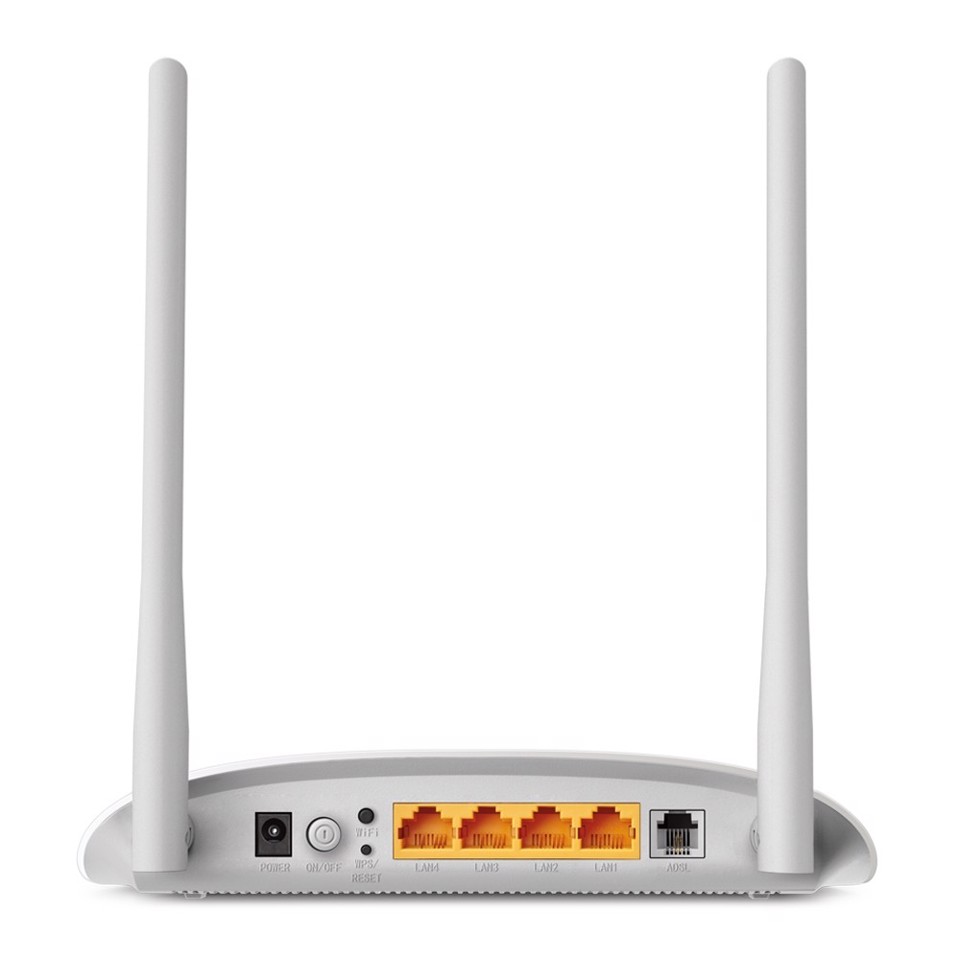 TP-Link TD-W8961N router wireless Fast Ethernet Banda singola (2.4 GHz) 4G Grigio, Bianco