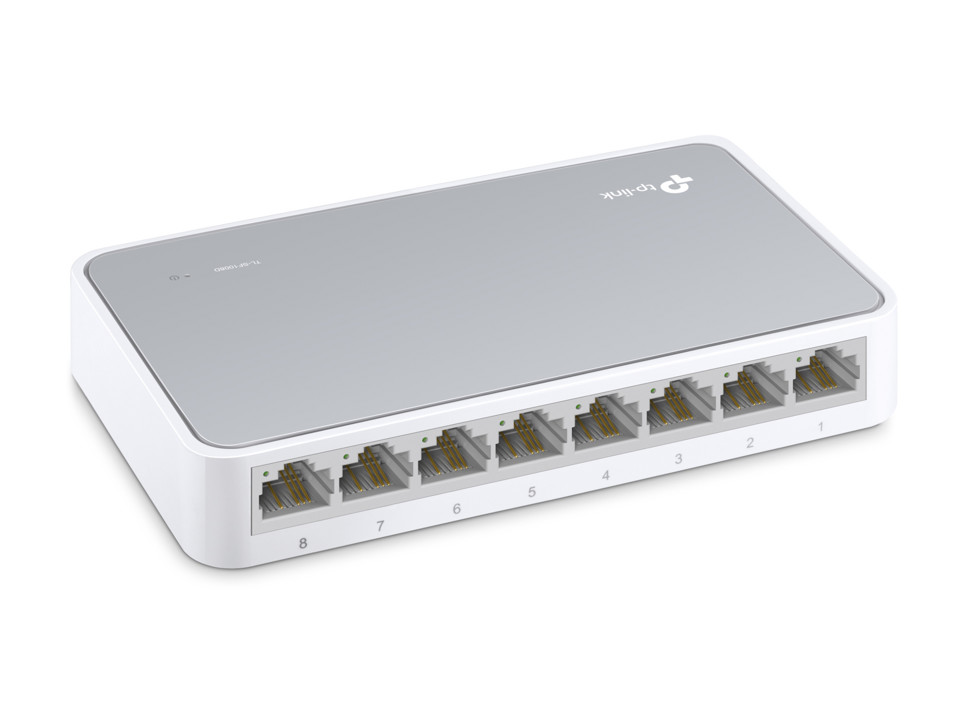 TP-LINK TL-SF1008D switch 8 porte RJ45  10/100 Mbit/s