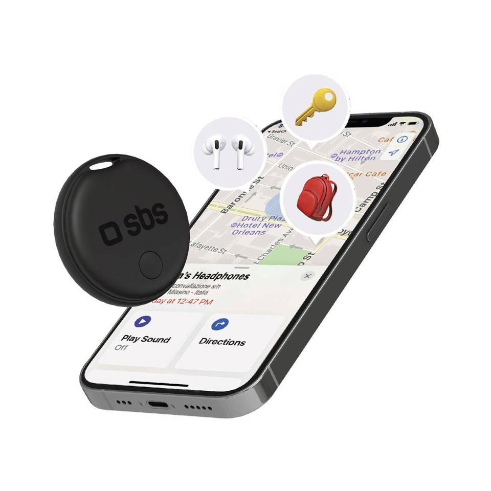 Tracker Apple colore nero