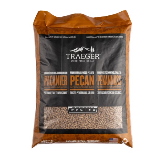 Traeger Pellets da legno di Pecan naturale al 100% per barbecue a pellet - 9 kg
