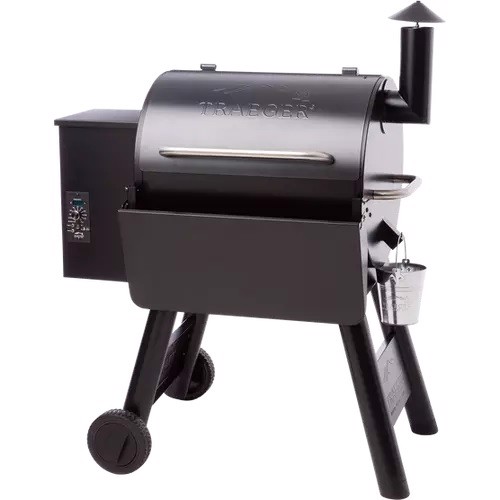 Traeger Ripiano frontale reclinabile in acciaio per BBQ Pro 575 e Ironwood 650