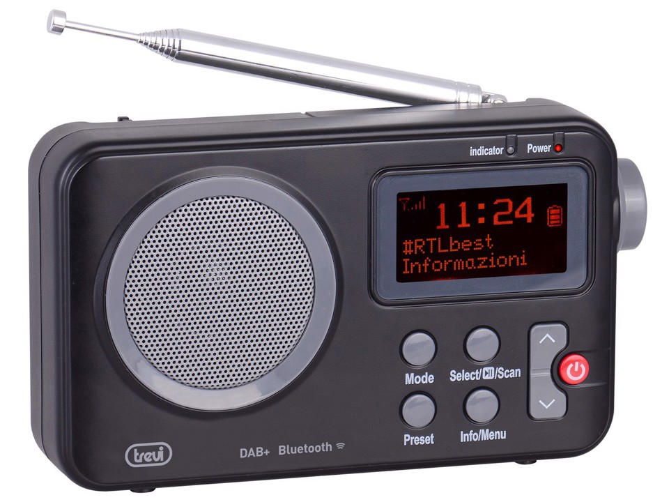 Trevi RADIO PORTATILE DAB DAB+ FM RDS DAB 7F80 R