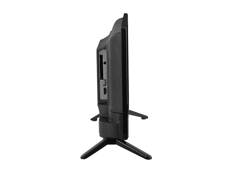 Trevi TV LED 19" HD con ricevitore digitale terrestre DVBT-T2/ DVBS-S2 con codec H.265 10 Bit e alimentatore 12V 3A