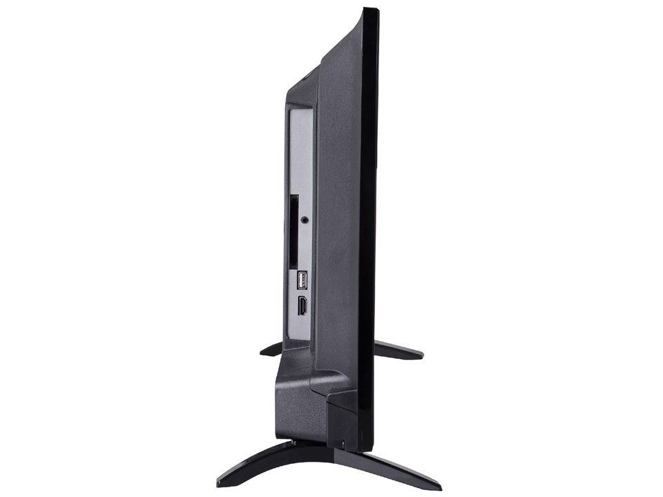 Trevi TV LED 24" HD con ricevitore DVBT-T2/DVBS-S" con codec H.265 10 Bit e Alimentatore 12V 3A con adattatore di rete