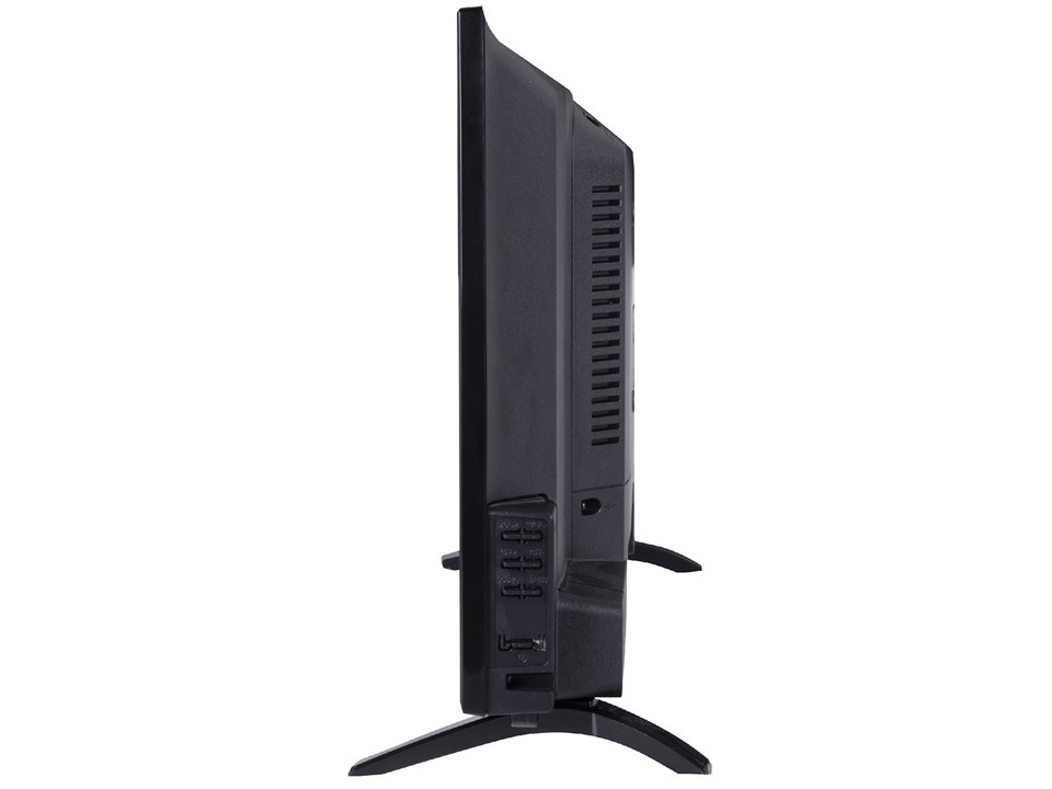 Trevi TV LED 24" HD con ricevitore DVBT-T2/DVBS-S" con codec H.265 10 Bit e Alimentatore 12V 3A con adattatore di rete