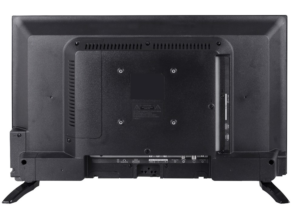 Trevi TV LED 24" HD con ricevitore DVBT-T2/DVBS-S" con codec H.265 10 Bit e Alimentatore 12V 3A con adattatore di rete